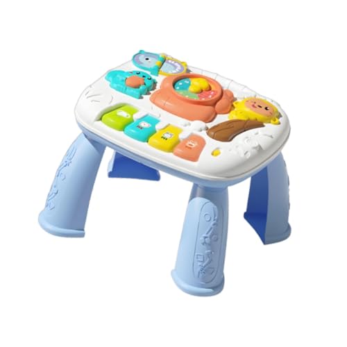 Perfeclan Baby Aktivität Lerntisch Spielzeug Musik Lerntisch Vorschule Interaktives Spielzeug Sinnesspielzeug Klavierspielzeug für Geschenke Mädchen Kinder, Blau Perfeclan Baby Aktivität Lerntisch Spielzeug Musik Lerntisch Vorschule Interaktives Spielzeug Sinnesspielzeug Klavierspielzeug für Geschenke Mädchen Kinder, Blau von Perfeclan