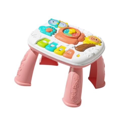 Perfeclan Baby Aktivität Lerntisch Spielzeug Musik Lerntisch Vorschule Interaktives Spielzeug Sinnesspielzeug Klavierspielzeug für Geschenke Mädchen Kinder, Rosa Perfeclan Baby Aktivität Lerntisch Spielzeug Musik Lerntisch Vorschule Interaktives Spielzeug Sinnesspielzeug Klavierspielzeug für Geschenke Mädchen Kinder, Rosa von Perfeclan