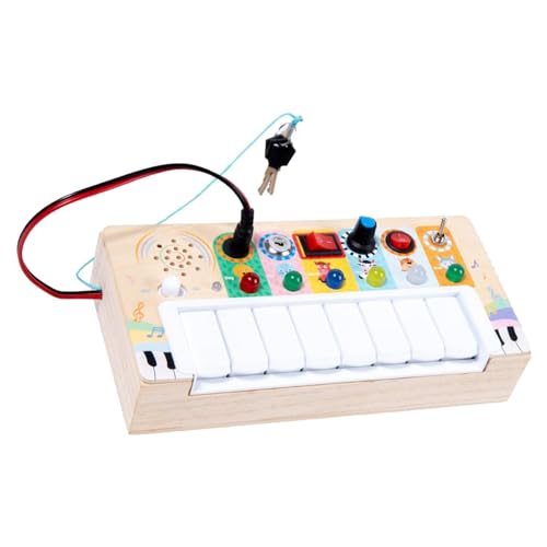 Perfeclan Baby Busy Board Teile Schalter Klavier Grundlegende motorische Fähigkeiten Kognitionsspiel für 1-2 Jahre alte Kinder Kinder sspielzeug von Perfeclan