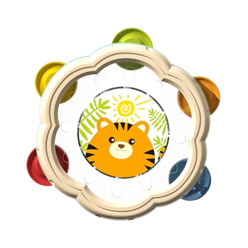 Perfeclan Baby Tamburin Trommel Rassel Musikinstrument Schlaginstrument Handtamburin für Kleinkinder Baby Kleinkinder Kinder Geschenke, GrÜn Perfeclan Baby Tamburin Trommel Rassel Musikinstrument Schlaginstrument Handtamburin für Kleinkinder Baby Kleinkinder Kinder Geschenke, GrÜn von Perfeclan