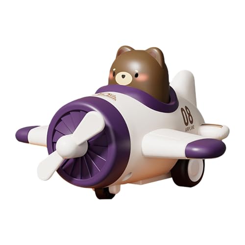Perfeclan Babyspielzeugflugzeug, Tierrennwagen, Babyfahrzeug, Presstyp, Flugzeug für Kleinkinder, Jungen Und Mädchen, Geburtstagsgeschenke, Weiß Perfeclan Babyspielzeugflugzeug, Tierrennwagen, Babyfahrzeug, Presstyp, Flugzeug für Kleinkinder, Jungen Und Mädchen, Geburtstagsgeschenke, Weiß von Perfeclan