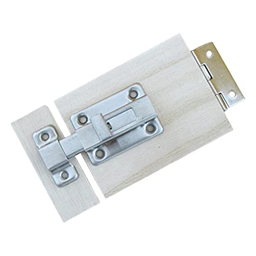 Perfeclan Beschäftigtes aus Holz, Türriegel, Spielzeug, Grundfertigkeiten, sensorisches Training, frühes pädagogisches, beschäftigtes, DIY-Zubehör von Perfeclan