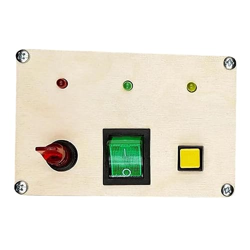 Perfeclan Beschäftigungsbrett für Kleinkinder, sensorisches Spielzeug aus Holz, Feinmotorik-Spielzeug, DIY-Teile für die Gehirnentwicklung, Stammgeschenke, 3-Farben-Licht Perfeclan Beschäftigungsbrett für Kleinkinder, sensorisches Spielzeug aus Holz, Feinmotorik-Spielzeug, DIY-Teile für die Gehirnentwicklung, Stammgeschenke, 3-Farben-Licht von Perfeclan