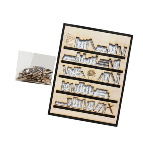 Perfeclan Bible LEESSER SPRAKER -Dekor, Geschenk Religiöse Kunstszenen Requisiten Puzzle Bibelstudium für Familienleser Freunde von Perfeclan
