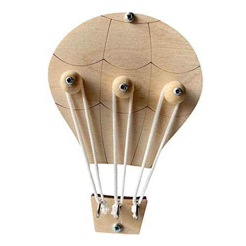 Perfeclan Busy Board DIY Material Grundfertigkeiten Holzhandwerk Spielzeug Activity für Kinder Jungen und Mädchen Kinder Party Favors, Heißluftballon Perfeclan Busy Board DIY Material Grundfertigkeiten Holzhandwerk Spielzeug Activity für Kinder Jungen und Mädchen Kinder Party Favors, Heißluftballon von Perfeclan
