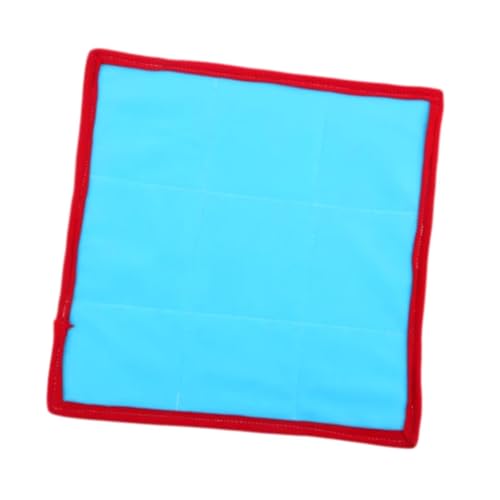Perfeclan Busy Board Teil Untere Decke Spiel Hand auf Fähigkeit Feinmotorik Tragbare DIY Spielzeug Teil Aktivität Board für Jungen Mädchen, Blau von Perfeclan