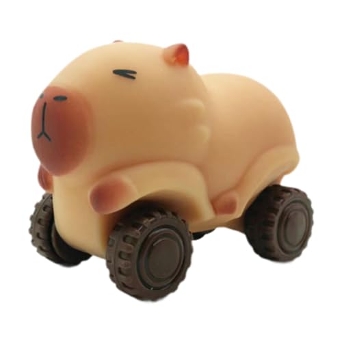Perfeclan Capybara Toy Party Favor Ornament Cartoon Einzigartiges Capybara Pull Cart Wheel Sand Slider Spielzeug für Kinder Mädchen Jungen Kinder Geschenk, Braun Perfeclan Capybara Toy Party Favor Ornament Cartoon Einzigartiges Capybara Pull Cart Wheel Sand Slider Spielzeug für Kinder Mädchen Jungen Kinder Geschenk, Braun von Perfeclan