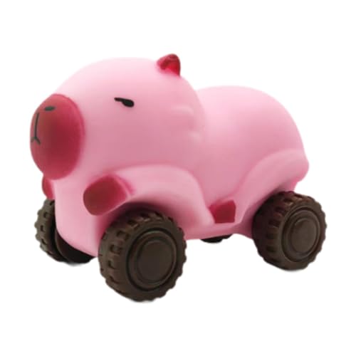 Perfeclan Capybara Toy Party Favor Ornament Cartoon Einzigartiges Capybara Pull Cart Wheel Sand Slider Spielzeug für Kinder Mädchen Jungen Kinder Geschenk, Rosa Perfeclan Capybara Toy Party Favor Ornament Cartoon Einzigartiges Capybara Pull Cart Wheel Sand Slider Spielzeug für Kinder Mädchen Jungen Kinder Geschenk, Rosa von Perfeclan