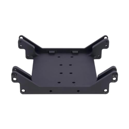 Perfeclan Center GREISE Skid -Stater NEINE Accessoires Aluminium -Skidplatten für Rock -Crawler -Auto, Schwarz von Perfeclan