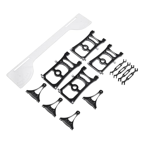 Perfeclan --Chassis-Setup-System-Set, Ausrichtungswerkzeug-Ersatz, Hochleistungs-stabile RC-Aluminiumlegierung für Kurze LKW, mit Schraubenschlüssel von Perfeclan