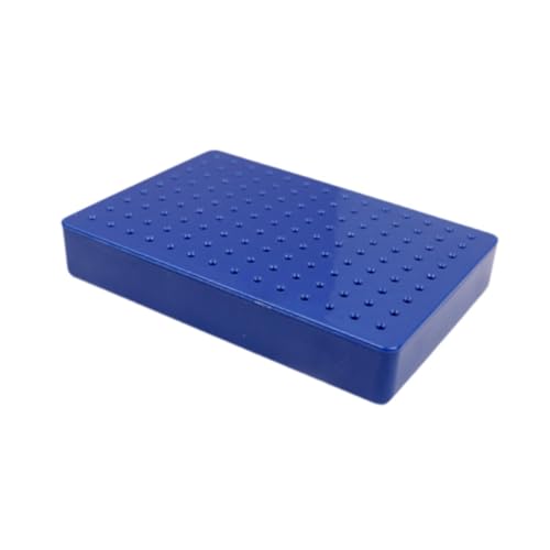 Perfeclan Clip -Sticks Basis Clip Ständer Basis Solid 14x9 Löcher Modellierungswerkzeuge Malständer Basishalter für Kartenfoto Hobby Modellteile Teile, Blau von Perfeclan