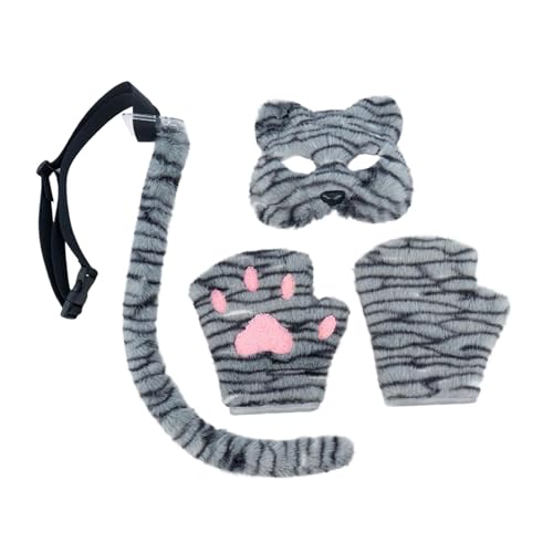 Perfeclan Cosplay -Kostüm -Set Soft Party Supplies für Anime Party bevorzugt Urlaubs Halloween, Blau Schwarz von Perfeclan