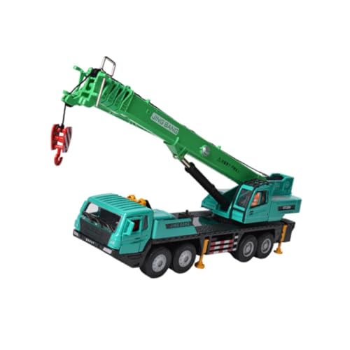 Perfeclan Crane LKW BUSING Vehicle Toy Engineering Car Decoration Geschenksimulation Miniatur Hebefahrzeug für 3 4 5 Jahre alt, GrÜn von Perfeclan