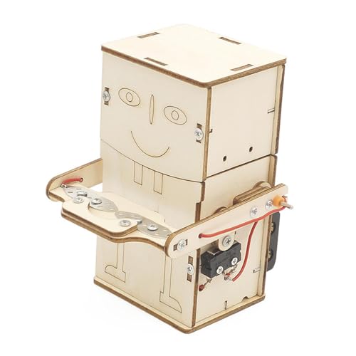 Perfeclan DIY-Wissenschaftsprojekt-Kits, 3D-Holzpuzzle-Kits, automatische Schluckmaschine, Sparkasse, Neuheit für Familienspielzeug, Kinder, Kinder von Perfeclan