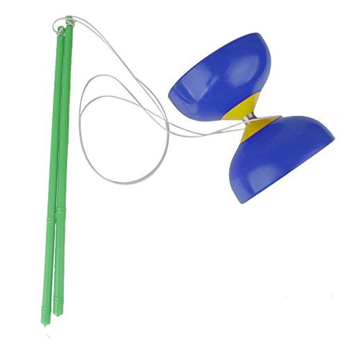 Perfeclan Diabolo Jonglieren Spielzeug Jonglagespiel Kinder Geschenk, Blau Perfeclan Diabolo Jonglieren Spielzeug Jonglagespiel Kinder Geschenk, Blau von Perfeclan