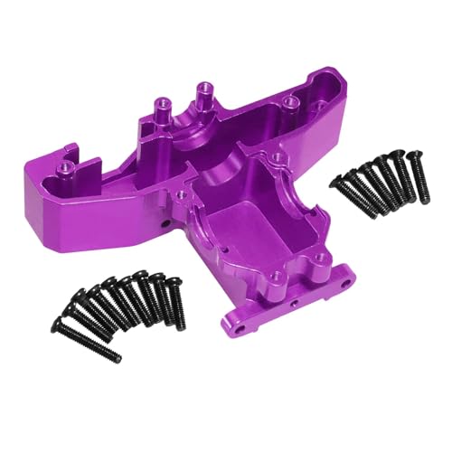 Perfeclan Differential Case Cover RC -Auto -Upgrade Ersatzteil Teil 1:14 Crawler RC Autospielzeug DIY ACCS Ersatzteile 1:14 RC -Auto Heckgetriebe, Violett von Perfeclan