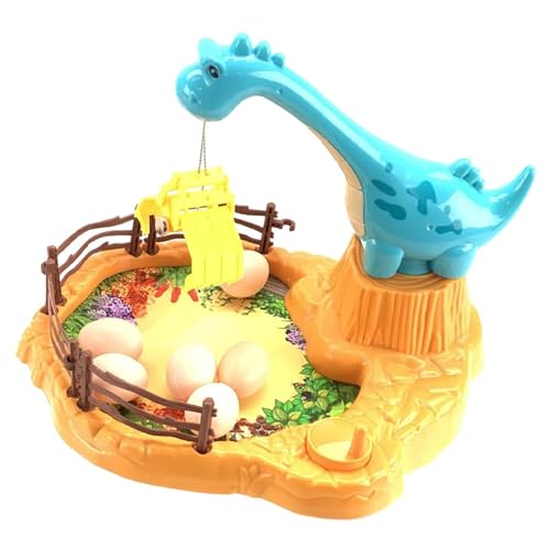 Perfeclan Dinosaurier-Klauenmaschine, Dino-Greifmaschine, Partyzubehör, Mini-Kranspiel, Preisspender-Spielzeug für Kleinkinder, 6 Dino-Eier von Perfeclan