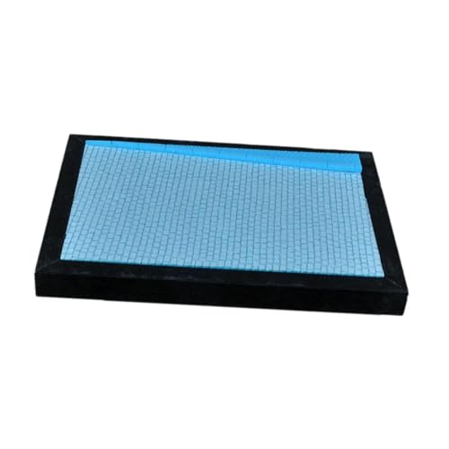 Perfeclan Diorama Base Bastelboard -Szene Anzeige Miniatur Sand Tisch Baumaterial Rechteckige Blockmodellgebäude Kit Kit von Perfeclan