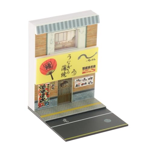Perfeclan Diorama-Landschaftsdisplay für 1/64-Modellauto-Hintergrund, Foto-Requisiten mit Licht, Mini-Gebäudemodell für Geschenke, Sushi-Laden Perfeclan Diorama-Landschaftsdisplay für 1/64-Modellauto-Hintergrund, Foto-Requisiten mit Licht, Mini-Gebäudemodell für Geschenke, Sushi-Laden von Perfeclan
