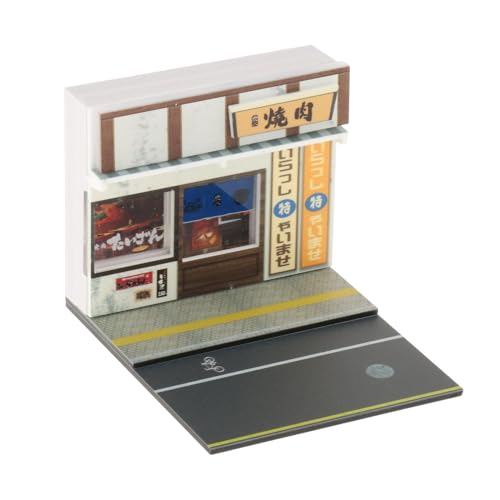 Perfeclan Diorama-Landschaftsdisplay für 1/64-Modellauto-Hintergrund, Foto-Requisiten mit Licht, Mini-Gebäudemodell für Geschenke, Yakiniku-Restaurant Perfeclan Diorama-Landschaftsdisplay für 1/64-Modellauto-Hintergrund, Foto-Requisiten mit Licht, Mini-Gebäudemodell für Geschenke, Yakiniku-Restaurant von Perfeclan