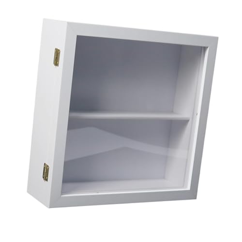 Perfeclan Display -Schrank DIY -Figuren Organizer, Behälter, Tür, Arbeitsplatzschrank Wandmontage für Spielzeugkunstwerk von Perfeclan