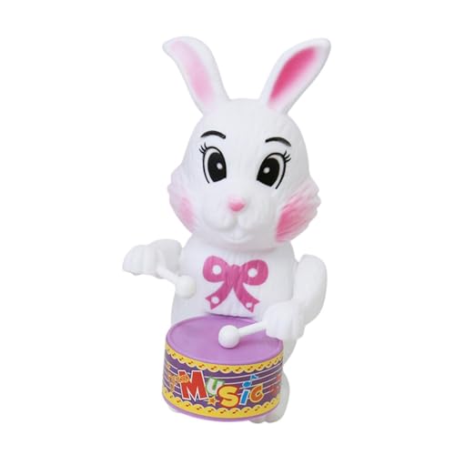 Perfeclan Drumming Toy Educational Development Toy Clockwork mit lustigen Baby -Springen Spielzeug realistisch für Kinder Kinder Babys Kleinkinder, Häschen Perfeclan Drumming Toy Educational Development Toy Clockwork mit lustigen Baby -Springen Spielzeug realistisch für Kinder Kinder Babys Kleinkinder, Häschen von Perfeclan