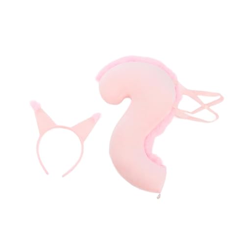 Perfeclan Eichhörnchen-Ohren und Schwanz-Set, Cosplay, Cartoon-Kopfbedeckung, Haarreifen für Halloween, Abschlussball, Rosa Perfeclan Eichhörnchen-Ohren und Schwanz-Set, Cosplay, Cartoon-Kopfbedeckung, Haarreifen für Halloween, Abschlussball, Rosa von Perfeclan