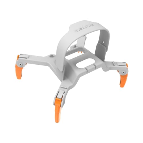 Perfeclan Fahrgeschwindigkeitsverlängerung Beinstütze Leichte Faltbare Faltbare Fahrgefangene Quadcopter -Zubehör für Drohnen -Teilezubehör, Grauorange von Perfeclan