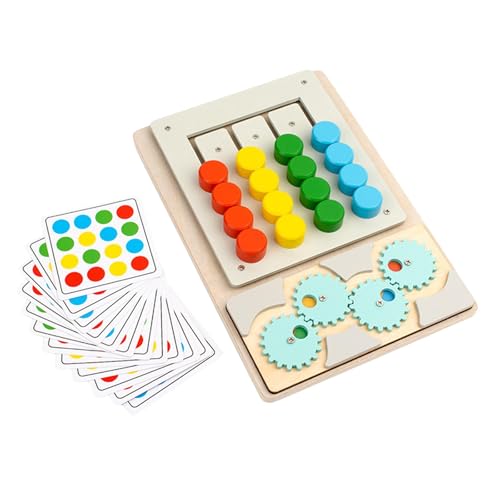 Perfeclan Farbabgleich-Seitenpuzzle-Spielzeug, Lernspielzeug, Farberkennung, kognitive Fähigkeiten, Denksportaufgaben, Logikspiel als Geschenk, Partygeschenk von Perfeclan