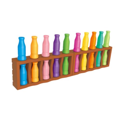 Perfeclan Farbabgleichsspiel, Intelligenzentwicklungsaktivität, Gruppenherausforderung, Früherziehung, interaktive Brettspiele für Mädchen und Jungen, 20 Flasche von Perfeclan