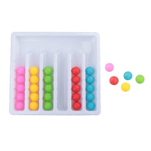 Perfeclan Farbsortierspielzeug, sensorisches Spielzeug, Lernspielzeug, Farbball-Rückgabespiel für ab 3 Jahren, Familie, Büro, Schule, Jungen und Mädchen Perfeclan Farbsortierspielzeug, sensorisches Spielzeug, Lernspielzeug, Farbball-Rückgabespiel für ab 3 Jahren, Familie, Büro, Schule, Jungen und Mädchen von Perfeclan