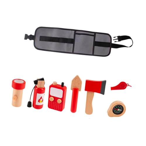 Perfeclan Feuerwehrmann Holzspielzeug so tun Spielen Spielzeug Dress Up Accessoires Kit Holz Feuerwehr Accessoires Rollenspiel für 3 bis 6 Jahre alt Perfeclan Feuerwehrmann Holzspielzeug so tun Spielen Spielzeug Dress Up Accessoires Kit Holz Feuerwehr Accessoires Rollenspiel für 3 bis 6 Jahre alt von Perfeclan