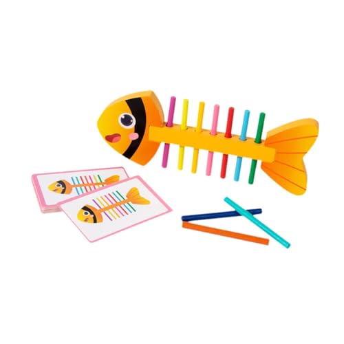 Perfeclan Fishbone Matching Toy Matching Game Early Education Toy Sensory, Feinmotor für Boy Girls Kinder 3+Jahre Geburtstagsgeschenk Vorschule Perfeclan Fishbone Matching Toy Matching Game Early Education Toy Sensory, Feinmotor für Boy Girls Kinder 3+Jahre Geburtstagsgeschenk Vorschule von Perfeclan