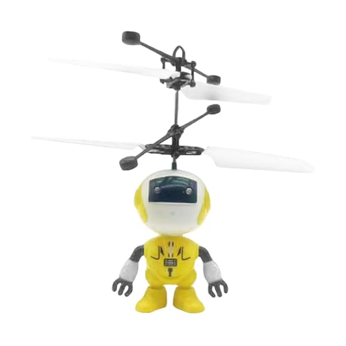 Perfeclan Fliegender Roboter, Spielzeug, Induktionshubschrauber, kreative USB-Aufladung, Spiele für drinnen und draußen, Fliegender Ball für Kinder im Alter von, Gelb Perfeclan Fliegender Roboter, Spielzeug, Induktionshubschrauber, kreative USB-Aufladung, Spiele für drinnen und draußen, Fliegender Ball für Kinder im Alter von, Gelb von Perfeclan