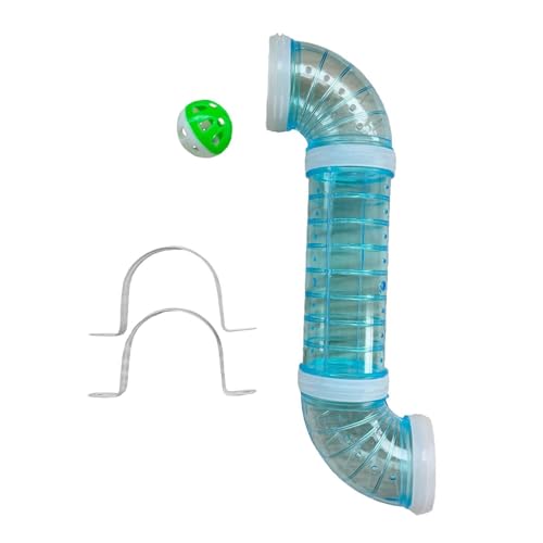 Perfeclan Geschäftiges Board DIY Accessoires, Early Development Pipe Learning Travel Toys Educational DIY Material Sensory Board Teile für Kinder, Blau von Perfeclan