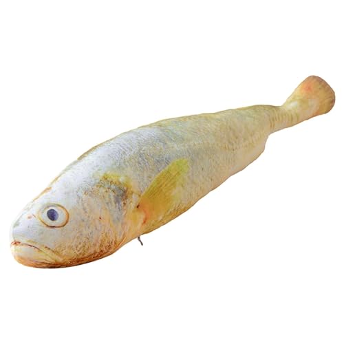 Perfeclan Großes Fisch-Plüschtier, großes Fisch-Stofftier, umarmbar, superweich, Dekokissen für Kinder, Schlafenszeit, Jungen, Mädchen, Geschenke, 60CM Perfeclan Großes Fisch-Plüschtier, großes Fisch-Stofftier, umarmbar, superweich, Dekokissen für Kinder, Schlafenszeit, Jungen, Mädchen, Geschenke, 60CM von Perfeclan