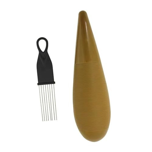 Perfeclan Guiro Percussion Instrument Instrument Guiro Rhythmus Spielzeug Musical Training Tool mit 1 Scraping für Bühnenkinder Erwachsene Jungen Mädchen Perfeclan Guiro Percussion Instrument Instrument Guiro Rhythmus Spielzeug Musical Training Tool mit 1 Scraping für Bühnenkinder Erwachsene Jungen Mädchen von Perfeclan