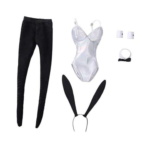 Perfeclan Häschenkostüm im Maßstab 1/6, Bodysuits, Puppen, Ankleidezubehör, Strumpfhosen, Strümpfe, Set, Rollenspielkleidung für 12-Zoll-weibliche Figuren Perfeclan Häschenkostüm im Maßstab 1/6, Bodysuits, Puppen, Ankleidezubehör, Strumpfhosen, Strümpfe, Set, Rollenspielkleidung für 12-Zoll-weibliche Figuren von Perfeclan