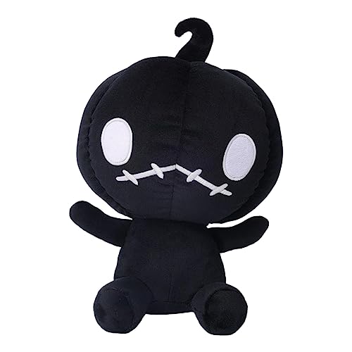 Perfeclan Halloween-Kürbis-Plüschtier, Kürbis-Plüsch-Spielzeug, Halloween-süßes gefülltes Kürbis-förmiges Kissen für Raumdekoration, Kindergeburtstagsgeschenke, Schwarz Perfeclan Halloween-Kürbis-Plüschtier, Kürbis-Plüsch-Spielzeug, Halloween-süßes gefülltes Kürbis-förmiges Kissen für Raumdekoration, Kindergeburtstagsgeschenke, Schwarz von Perfeclan