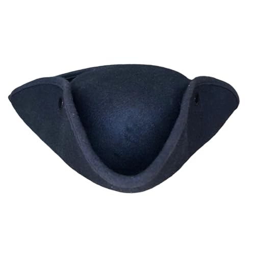 Perfeclan Halloween Piratenhut Dreispitz Piratenhut Dekor Rollenspiel Dress Up Kostüm Zubehör Kopftuch für Festival Party Bar Damen Herren von Perfeclan