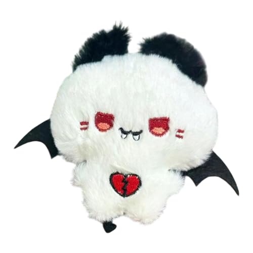 Perfeclan Halloween-Taschenanhänger, quietschender Anhänger, 10,9 x 8,1 cm, Accessoire, handgefertigt für, Schwestern, Brüder, gruselig und verspielt, Perfeclan Halloween-Taschenanhänger, quietschender Anhänger, 10,9 x 8,1 cm, Accessoire, handgefertigt für, Schwestern, Brüder, gruselig und verspielt, von Perfeclan