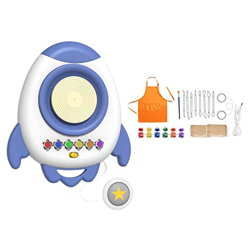 Perfeclan Handgemachte Töpfermaschine, interaktives Spielzeug, Geschenke, Früherziehung, USB-Aufladung für, Lernaktivitäten, Vorschule, Partys, Perfeclan Handgemachte Töpfermaschine, interaktives Spielzeug, Geschenke, Früherziehung, USB-Aufladung für, Lernaktivitäten, Vorschule, Partys, von Perfeclan