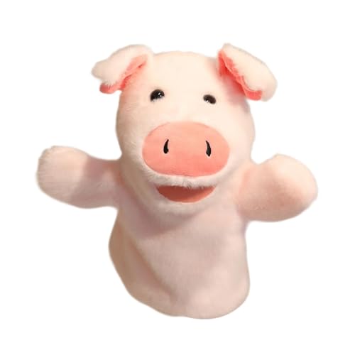 Perfeclan Handpuppe, interaktive Puppe, realistische Witze, weiche Stofftier-Spielzeugköpfe, Handschuhe für, Geschenk, Klassenzimmer, Center-Aufführung, Schwein von Perfeclan