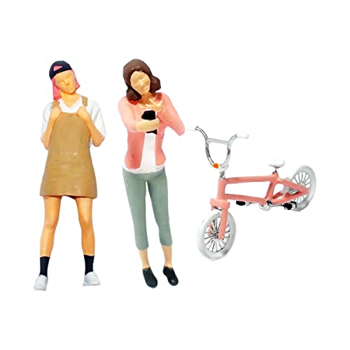 Perfeclan Harz 1:64 Figur Mädchen Selfie Miniatur Reitfahrrad Handbemalte Puppe für Desktop Ornament Architektur Modell DIY Projekte Dioramen Layout Perfeclan Harz 1:64 Figur Mädchen Selfie Miniatur Reitfahrrad Handbemalte Puppe für Desktop Ornament Architektur Modell DIY Projekte Dioramen Layout von Perfeclan