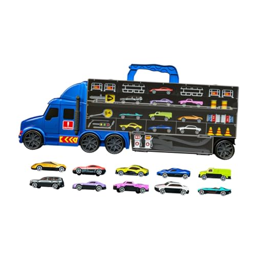 Perfeclan Hauler Track Ejection Car Autos Lagerung und Transporter Spielzeug-LKW, Träger-LKW-Spielzeug für Kinder, für Kinder, Jungen, Mädchen, Kleinkinder, Blau Perfeclan Hauler Track Ejection Car Autos Lagerung und Transporter Spielzeug-LKW, Träger-LKW-Spielzeug für Kinder, für Kinder, Jungen, Mädchen, Kleinkinder, Blau von Perfeclan