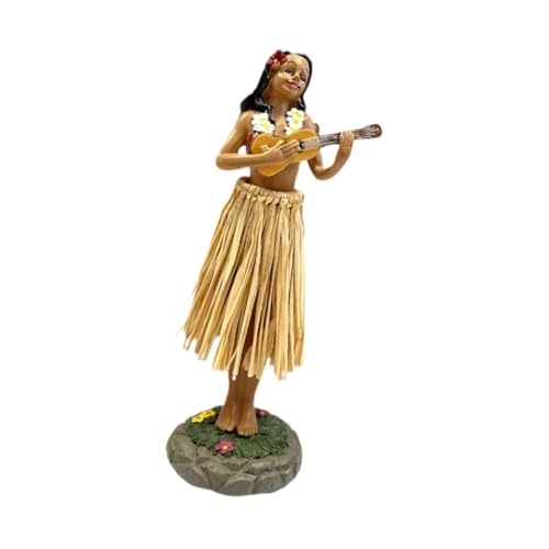 Perfeclan Hawaiianisches Mädchen spielt Ukulele Figur Home Dekoration Dekorative Auto Dashboard -Ornament für Wandregal -Einkünfte multifunktional Perfeclan Hawaiianisches Mädchen spielt Ukulele Figur Home Dekoration Dekorative Auto Dashboard -Ornament für Wandregal -Einkünfte multifunktional von Perfeclan