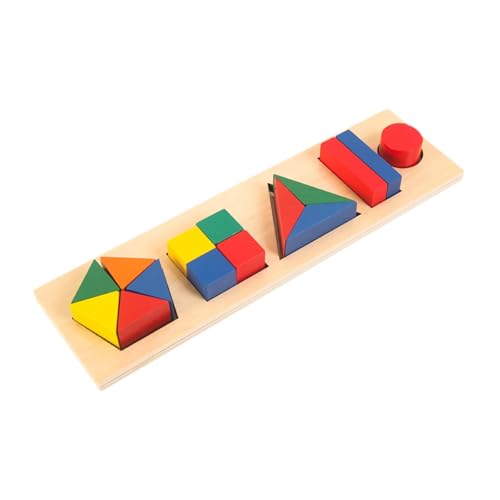 Perfeclan Hölzerne geometrische Formbrett, Puzzlespielzeug Fine Motor Skills Bildung Holzblöcke Manipulativ für Kinder Kinder Jungen Mädchen, Kombinierte Geometrie Perfeclan Hölzerne geometrische Formbrett, Puzzlespielzeug Fine Motor Skills Bildung Holzblöcke Manipulativ für Kinder Kinder Jungen Mädchen, Kombinierte Geometrie von Perfeclan
