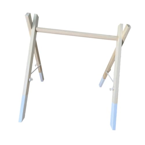 Perfeclan Hölzerner Baby-Fitnessrahmen, Babyspielzeug, Babyzimmer-Dekoration, Hängestange, Aktivitätsgymnastik für Babys, Mädchen und Jungen (Hängespielzeug, Weiß Perfeclan Hölzerner Baby-Fitnessrahmen, Babyspielzeug, Babyzimmer-Dekoration, Hängestange, Aktivitätsgymnastik für Babys, Mädchen und Jungen (Hängespielzeug, Weiß von Perfeclan