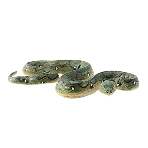 Perfeclan Hohe Simulation künstliche Schlangenfigur Party Wildlife Tier Halloween Tischdekoration Aprilscherz beängstigend gruseliges Schlangenspielzeug, GRÜN Perfeclan Hohe Simulation künstliche Schlangenfigur Party Wildlife Tier Halloween Tischdekoration Aprilscherz beängstigend gruseliges Schlangenspielzeug, GRÜN von Perfeclan