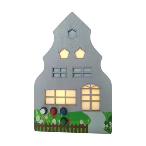 Perfeclan Holiday Cottage geschäftiger Board Flugzeug Reisespielzeug Kognition Spiel Lernaktivitäten Ornament Dekoration für 2+ Jahre alte Perfeclan Holiday Cottage geschäftiger Board Flugzeug Reisespielzeug Kognition Spiel Lernaktivitäten Ornament Dekoration für 2+ Jahre alte von Perfeclan